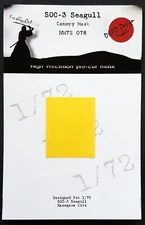 Dead Design 1/72 CURTISS SOC-3 SEAGULL CANOPY PAINT MASK Hasegawa