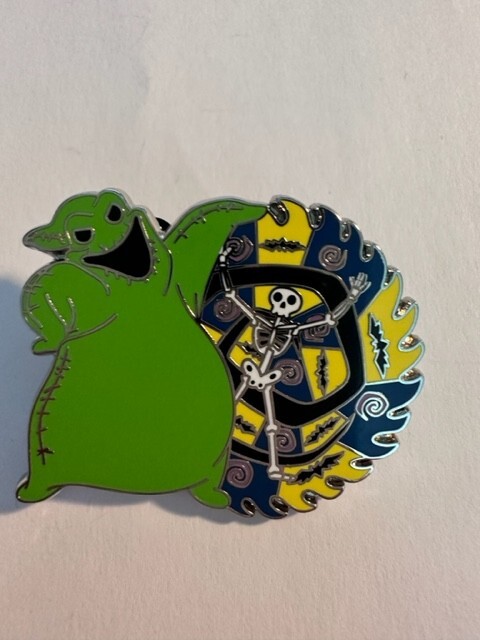 Disney 2022 Nightmare Before Christmas NBC OOGIE BOOGIE with Wheel Pin (D0)