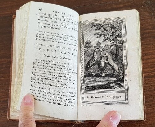 LES FABLES D'ESOPE mises en français avec le sens moral chez en BILLOIS 1801 - Imagen 7 de 12