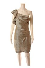 ADRIANNA PAPELL Hailey Logan women’s silver evening dress