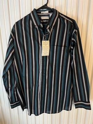 VTG NEW Expressions Worldwide Mens Large (L) Button Up Shirt