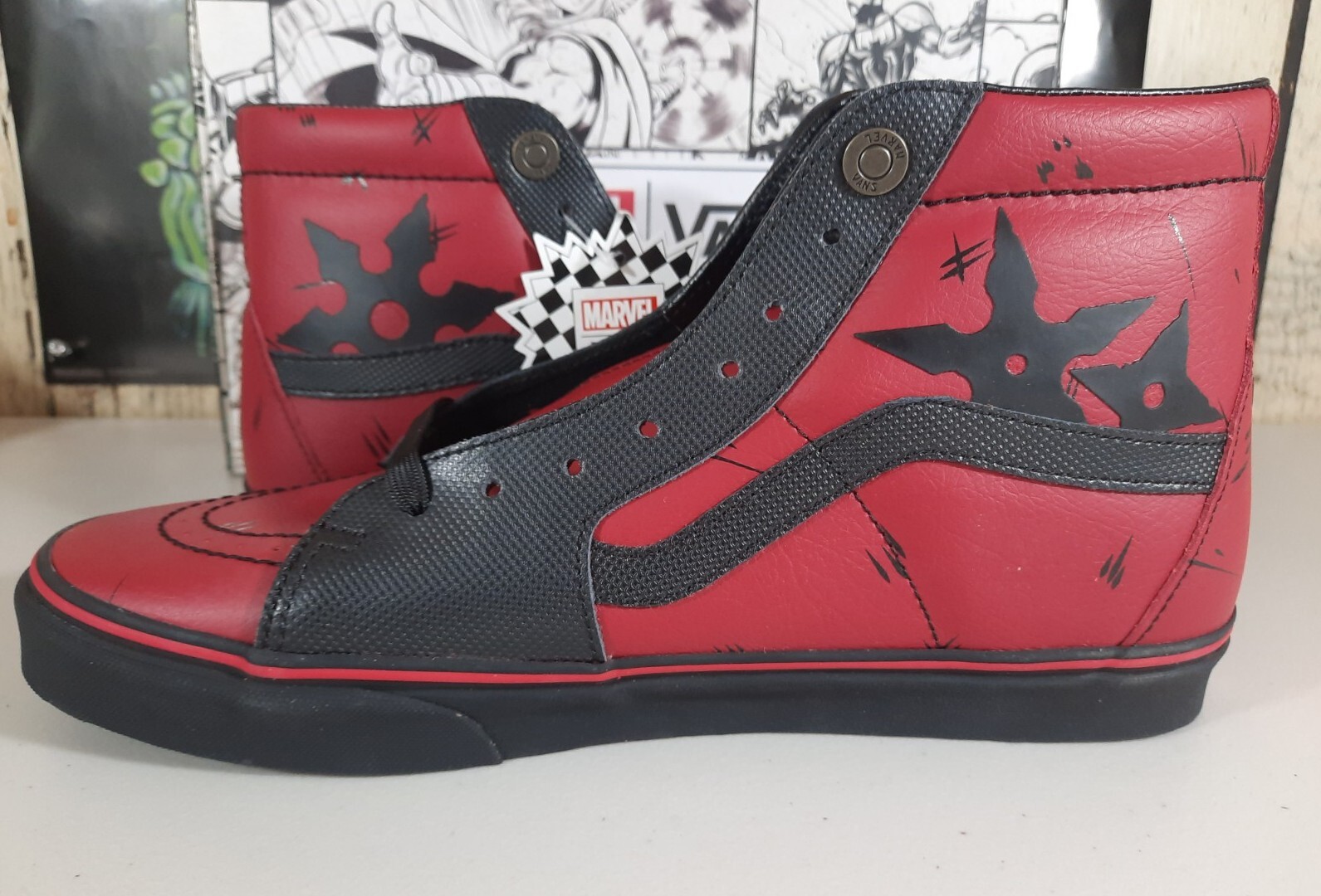 Vans Sk8-hi X Marvel Deadpool US 12 image 5