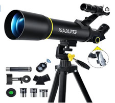 Koolpte 40070, 70mm Aperture 400mm AZ Mount Astronomical Refracting Telescope