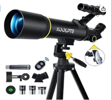 Koolpte 40070,  70mm Aperture 400mm AZ Mount Astronomical Refracting Telescope