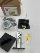 Schlage Single Cylinder Deadbolt Matte Black B60N COL 622