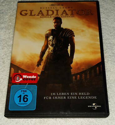Gladiator Russell Crowe Single DVD edition Wendecover 