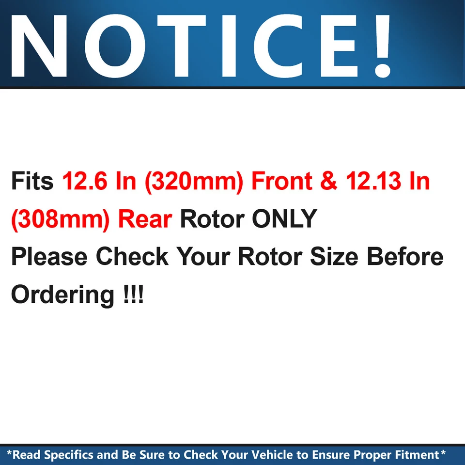 Front Rear Rotors Brakes Pads for Nissan 370Z Infiniti G35 G37 EX35 EX37 G25 M35 - Image 2 of 4