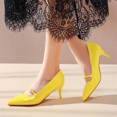 ebay yellow heels