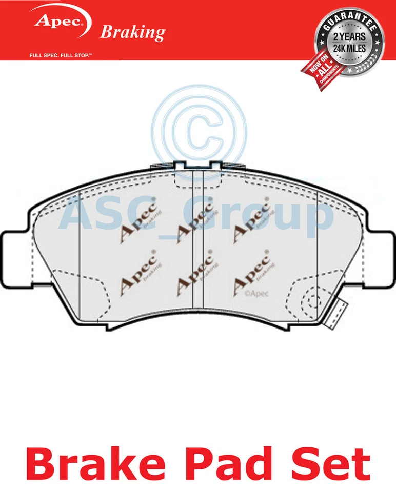Jeu De Plaquettes De Frein Avant Apec Qualité OE Remplacement PAD1140 - Photo 1/1
