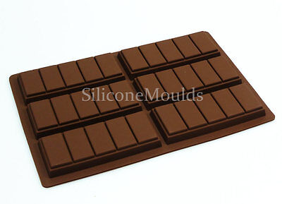 Wholesale Chip Chocolate Bar Candy Mold Chocolatier Silicone Mould Snap Wax Melt