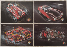 ALFA ROMEO Stampe di Giorgio ALISI  su Cartoncino formato A4 sono 4 pezzi