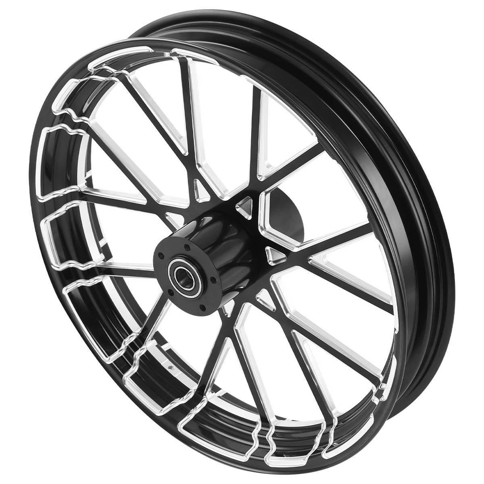 Buje de llanta de guardabarros delantero 21""X3,5"" doble disco apto para Harley Touring 08-13 12 Foto 4 de 4