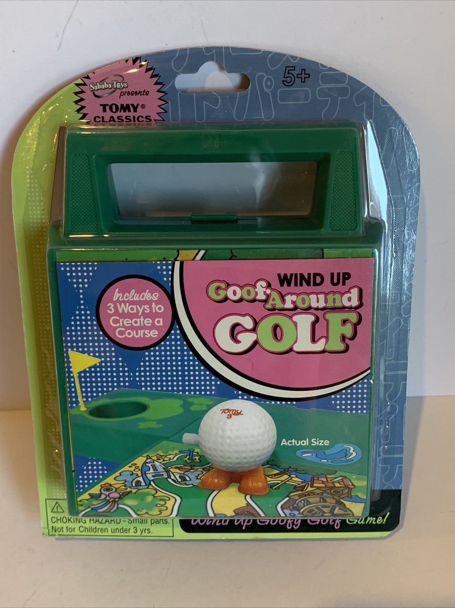 TOMY Classics Wind Up Goof Around Golf Travel Game 2006 NEW In