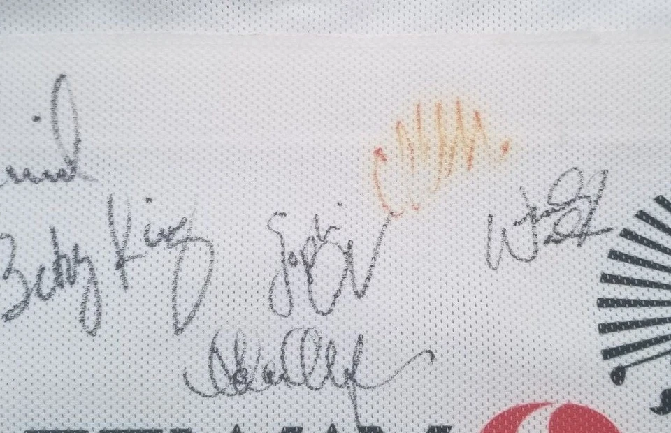 -RARO- 17 JUGADORES FIRMADOS/AUTOGRAFIADOS SAFEWAY INTERNATIONAL CADDIE BABERO L.P.G.A. Foto 4 de 4