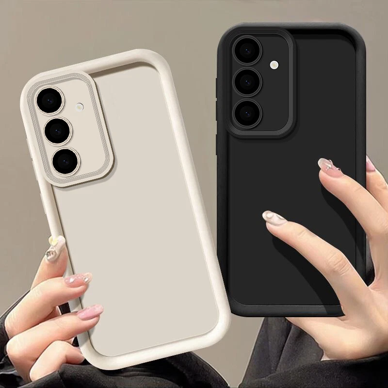 Shockproof Silicone Phone Case for Samsung S25 S24 FE S23 Ultra A55 A15