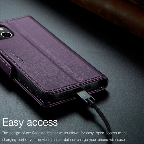 Pour iPhone 16/15/14/13/12/11 Pro Max Etui Portefeuille en Cuir Porte Carte - Zdjęcie 8 z 45