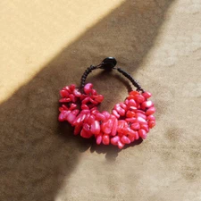 85cm String Beads Irregular Stone Material Craft for Necklace Hair Accessory DIY