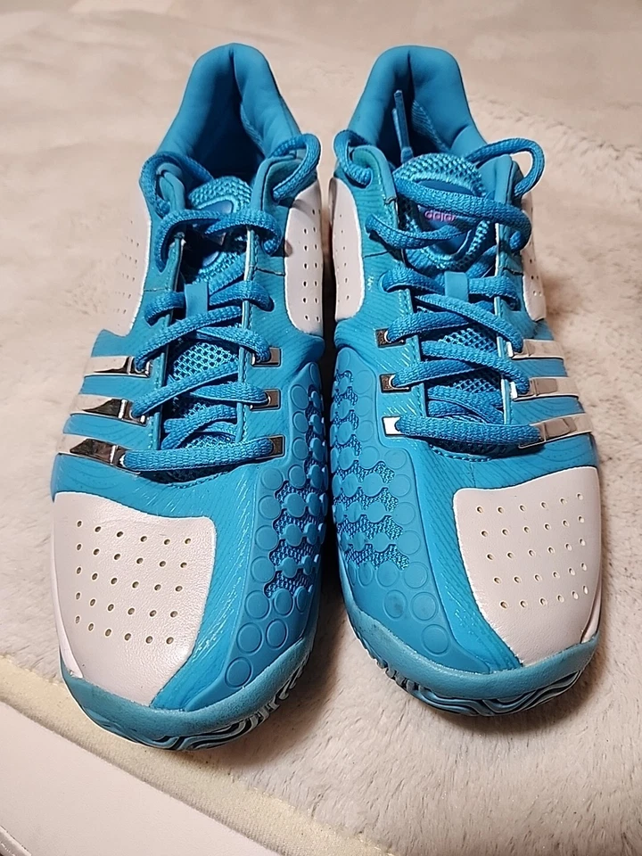 Adidas  Shoes Sneakers Womens US size 7 Barricade 6.0 Leather Tennis Athletic - Image 3 of 4