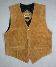 Suede Leather Vest By Exclusive Paragraff Clothing Co Sz L