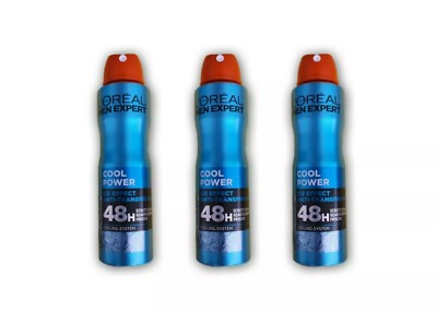 Loreal Men Expert/Cool Power Ice Effect 48H 3x150ml/Deospray