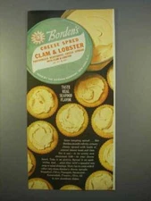 1963 Borden's Clam & Lobster Cheese Spread Ad