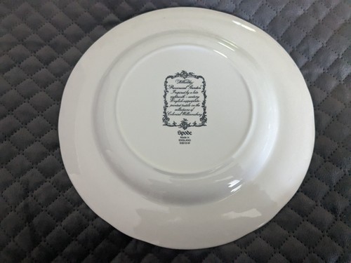 Spode Williamsburg Blue Provincial Garden Plates Luncheon 9" Set Of 6 - Picture 7 of 19
