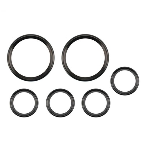 Schwarz Tacho Blenden Abdeckung Trim Für Harley Electra Street Glide 1996-2013 e - Picture 3 of 6