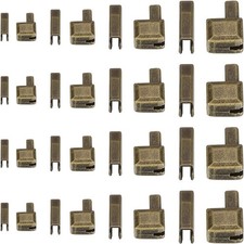 4Set Zipper Repair Kits, Retainers Box  Insertion Pins, 3 5 8 10 Metal