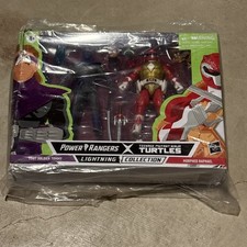 Power Rangers x TMNT Foot Soldier Tommy & Morphed Raphael     Sealed BOX DAMAGE