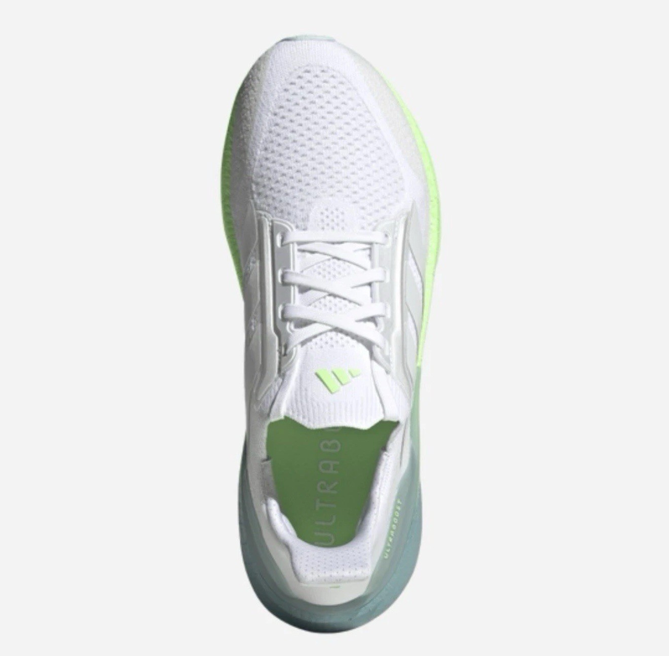 adidas Ultraboost 5X White Dash Grey Lime Burst Running Shoes JQ2919 Men's Size