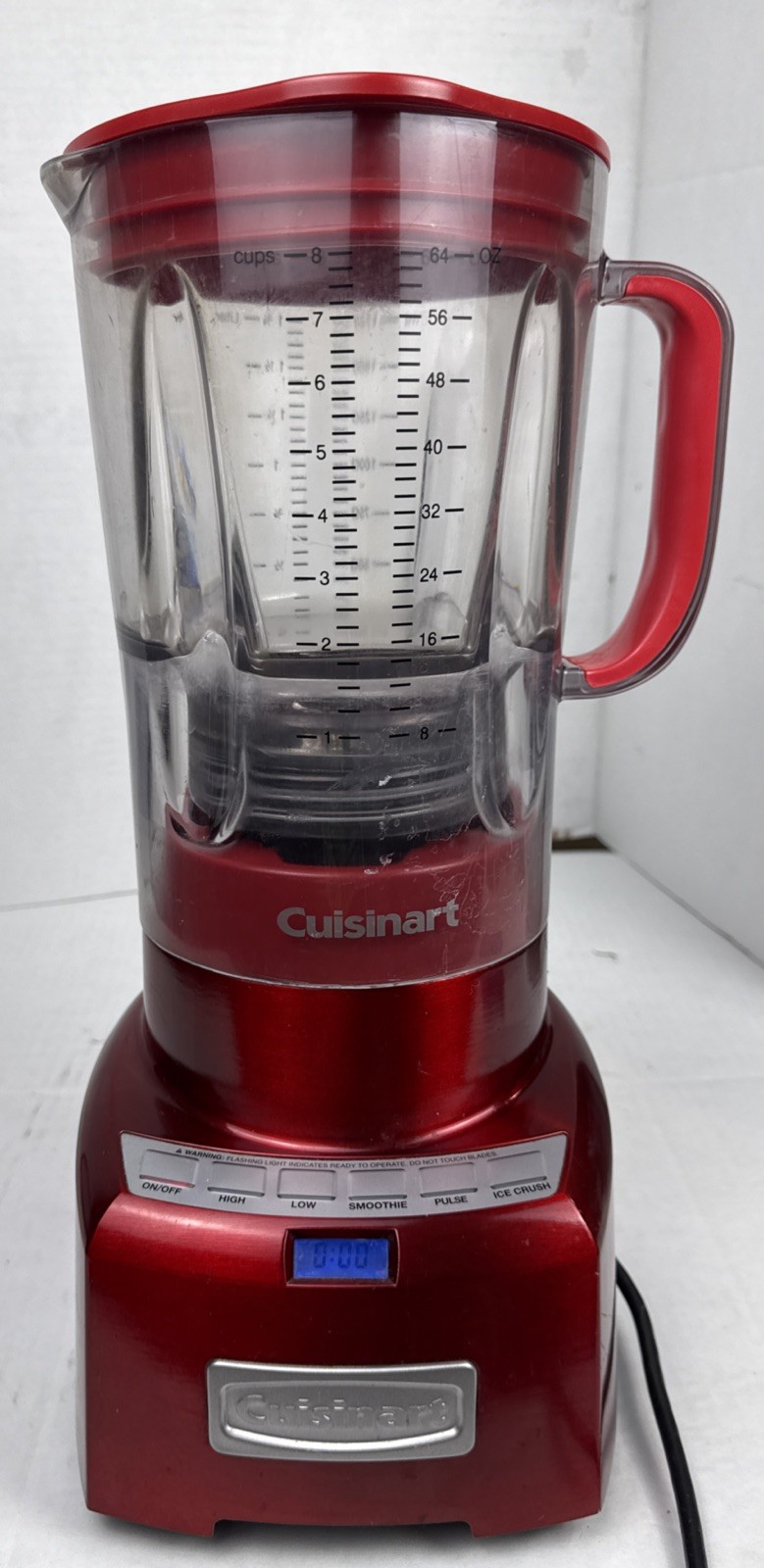 Cuisinart CBT-1000 Watt Power Edge Blender RED 8 Cups Smooth