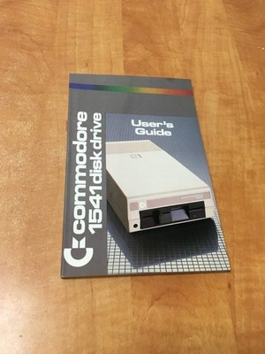 1984 Commodore 1541 Disk Drive Manual User's Guide C64 Vintage Computing