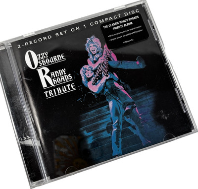 Ozzy Osbourne Randy Rhoads Tribute CD 2 Records 1 Compact Disc Hype Sticker