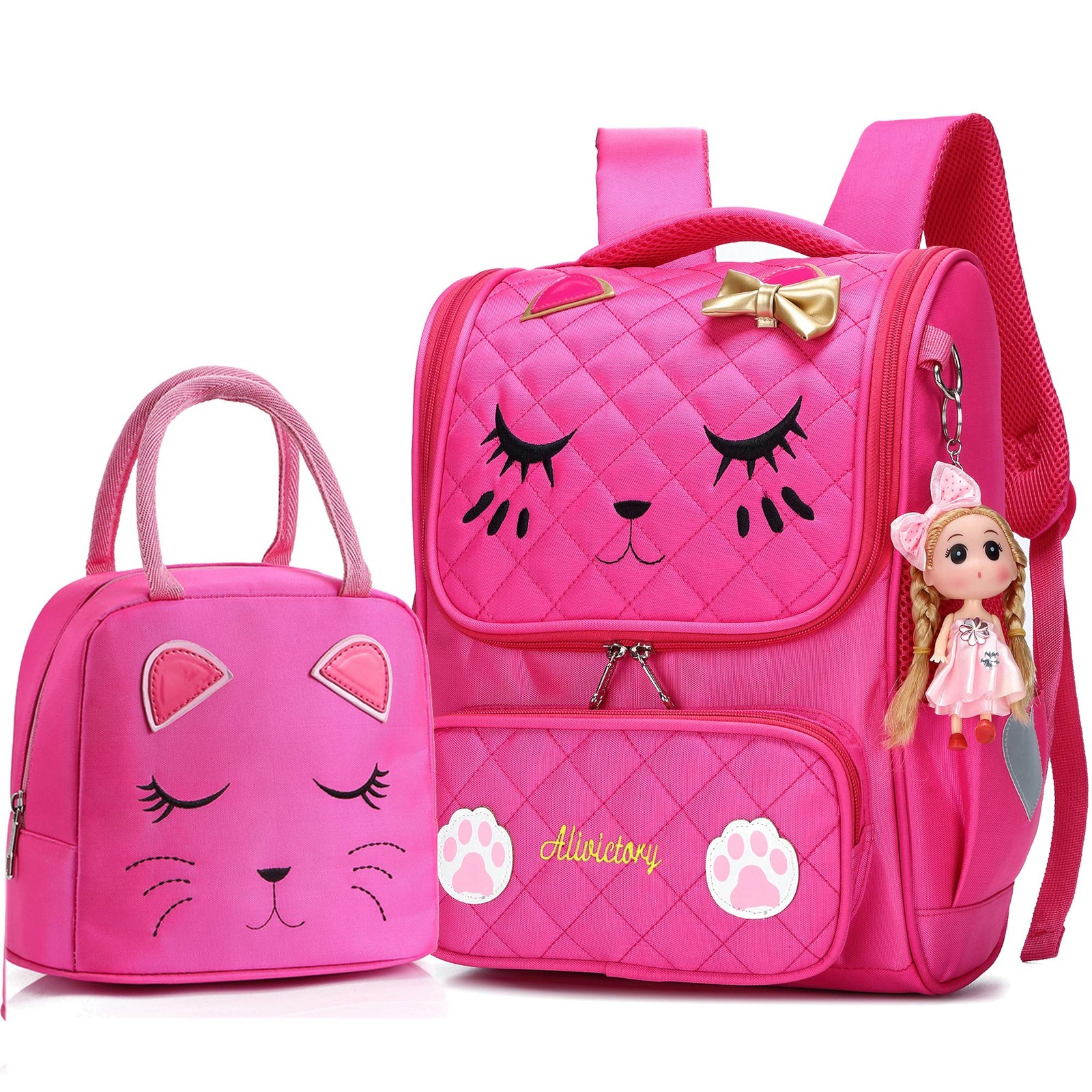 S, Waterproof Cute Backpack For Kids Toddler Girl Preschool Boo...