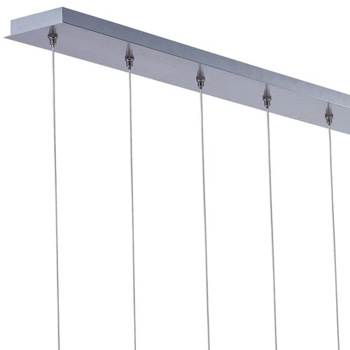 ET2 Larmes 58" Wide 9-Light Chrome LED Island Pendant Light - Picture 3 of 3