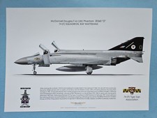 Phantom F-4J(UK) - ZE360/O - RAF Wattisham - 74 `Tiger` Squadron  Aviation Print