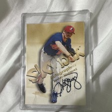 SkyBox Autographics Autographed Javier Vazquez Montreal Expos Baseball Card