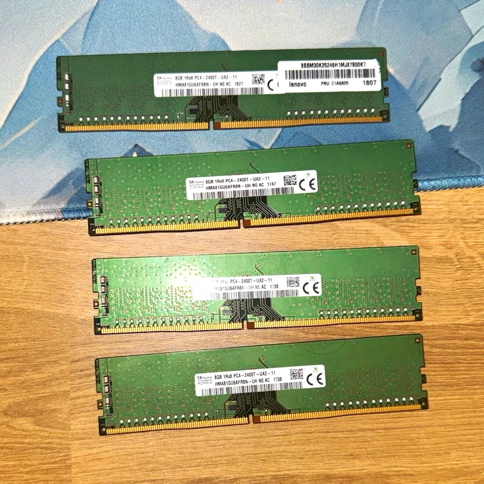 32 GB Total Capacity DDR4 SDRAM Memory (RAM) 4 Modules for sale | eBay