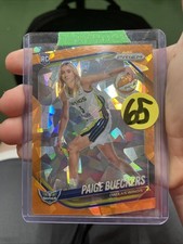 2025 Panini Prizm WNBA Paige Bueckers RC Orange Cracked Ice Variation #147