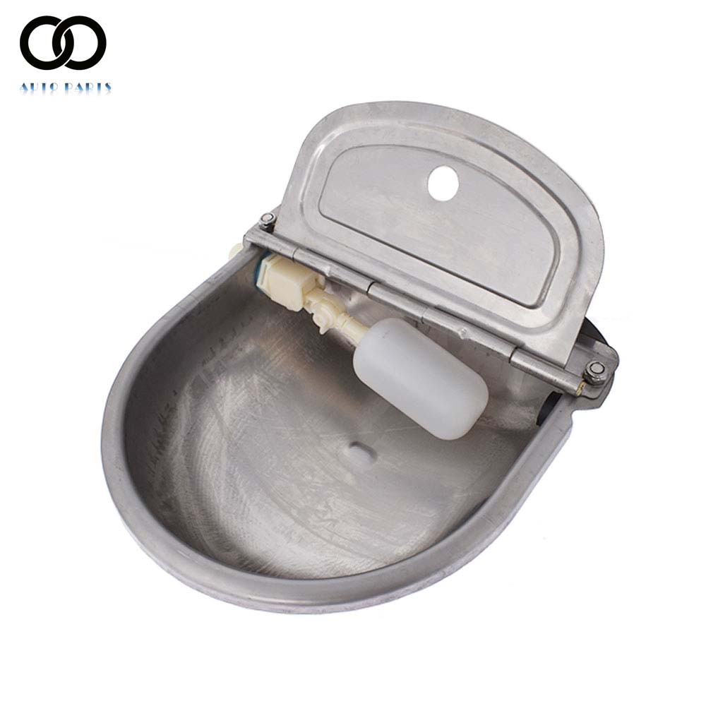 New Auto Stainless Steel Water Trough Bowl Automatic Drinking Drinker Cow Pig