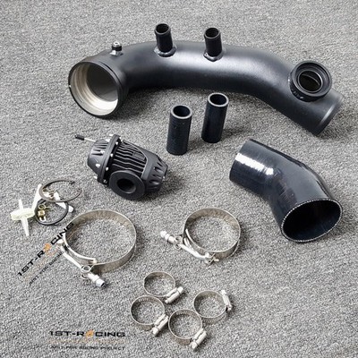 Aluminum Intake Charge Pipe+Blow Off Valve For 07-10 BMW N54 135i 335(x