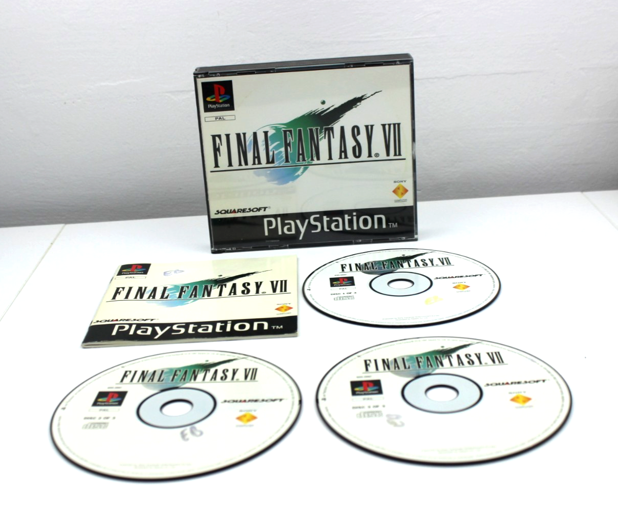 Final Fantasy VII PS1 - UK PAL VGC