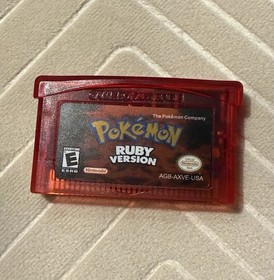 Pokemon Ruby Version Cartridge for Game Boy Advance (GBA)
