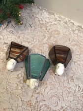 3 Stained Glass Art Deco Style - Handcrafted- Night Light- Wall Plug In