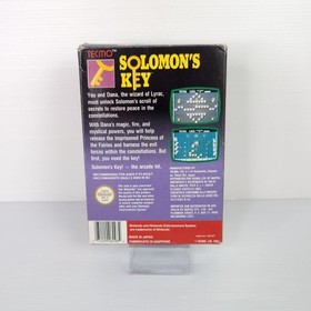Solomon's Key NES Complete ITA PAL A Mattel Nintendo - Tested