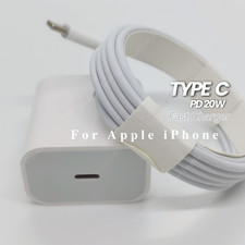 New 20W PD Fast Charger Cube Type C Cord For iPhone17 16 15 14 13 12 11 AiriPad
