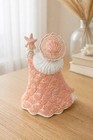 Santa Claus Coastal Resin Figurine Seashell Cloak Starfish Staff Hand Painted — photo 2