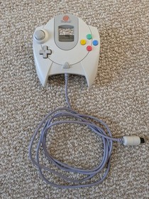 Sega Dreamcast HKT-3020 White Console with Controller and Cords, Works!