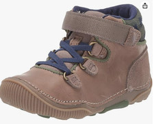Stride Rite Baby-Boy's Toddler SRT Gavin Ankle Boot Brown Size 10 M