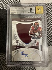 2022 Panini Chronicles Crown Royale Silhouette Autographs Brian Robinson Jr  /99